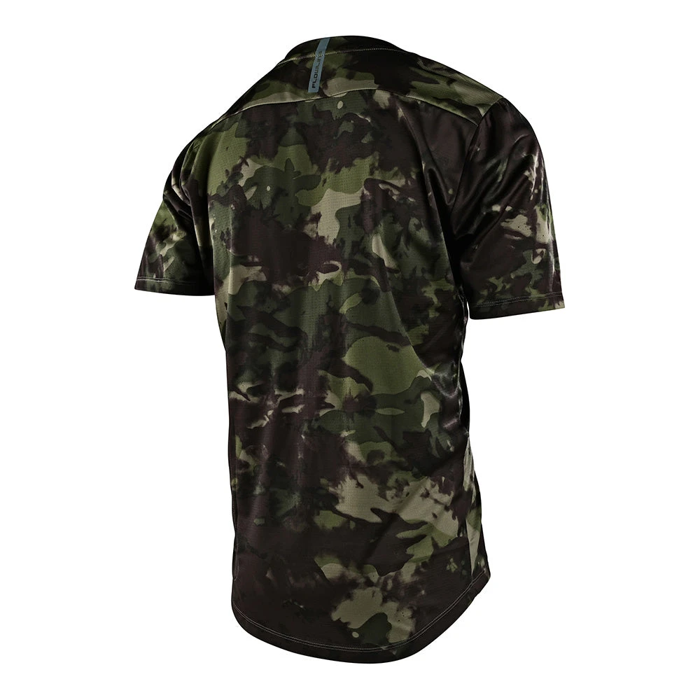 Troy Lee Designs Flowline SS Jersey Covert Army Green - Image 3
