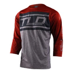 Troy Lee Designs Ruckus 3/4 Jersey Bars Red Clay / Gray Heather
