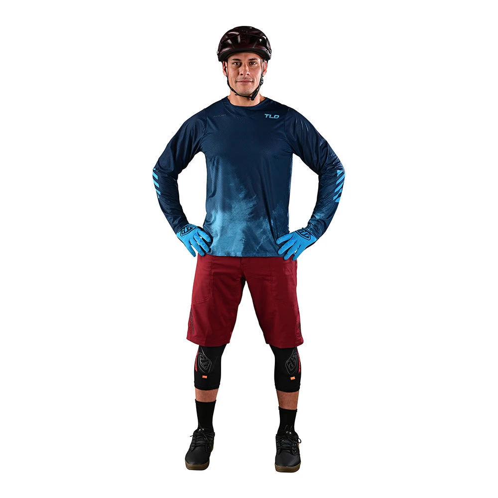 Troy Lee Designs Skyline Air LS Jersey Fades Dark Slate Blue - Image 2