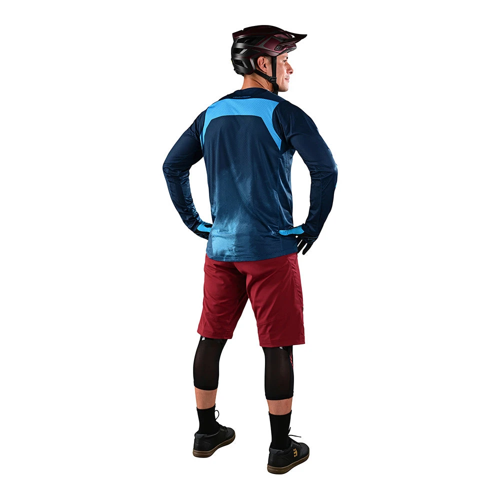 Troy Lee Designs Skyline Air LS Jersey Fades Dark Slate Blue - Image 4