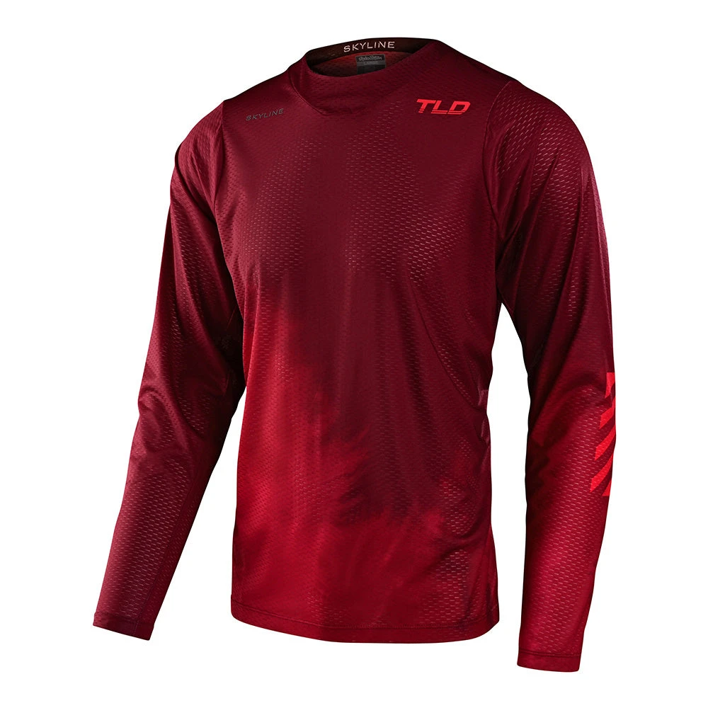 Troy Lee Designs Skyline Air LS Jersey Fades Wine