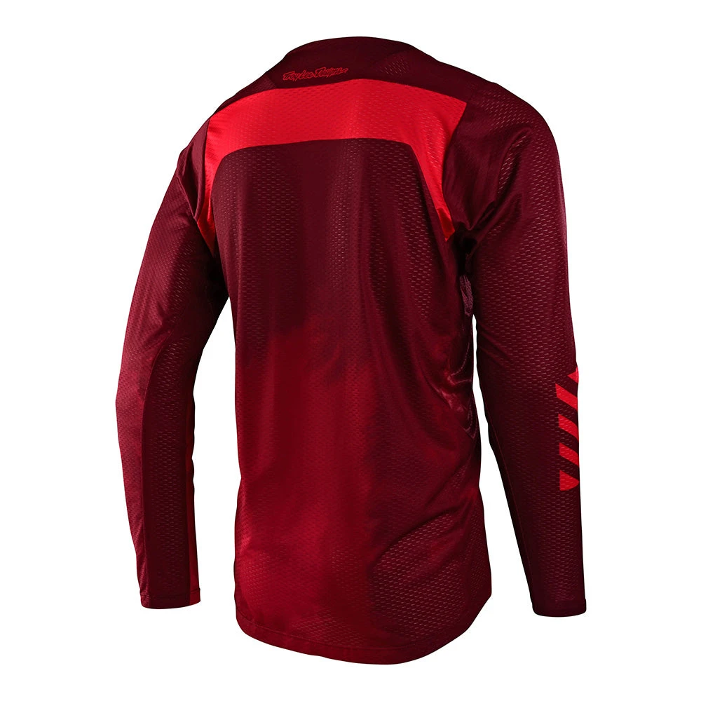 Troy Lee Designs Skyline Air LS Jersey Fades Wine - Image 3
