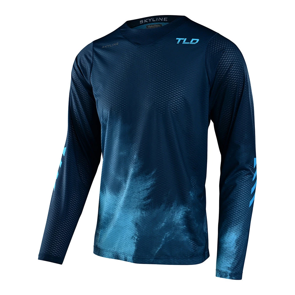 Troy Lee Designs Skyline Air LS Jersey Fades Dark Slate Blue