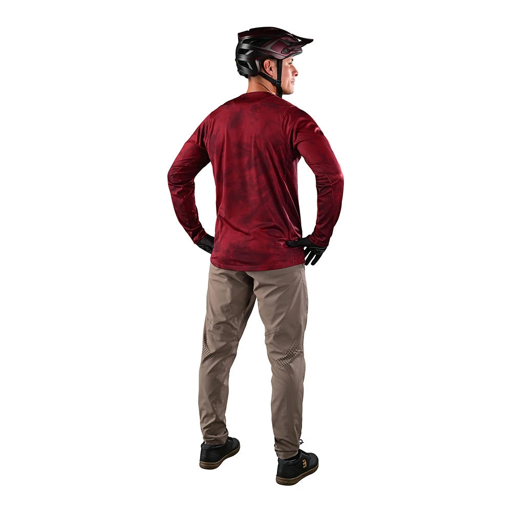 Troy Lee Designs Skyline LS Chill Jersey Tie Dye Wine - Image 4