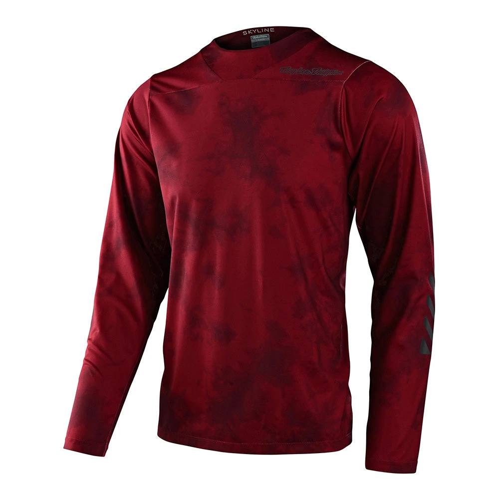 Troy Lee Designs Skyline LS Chill Jersey Tie Dye Wine