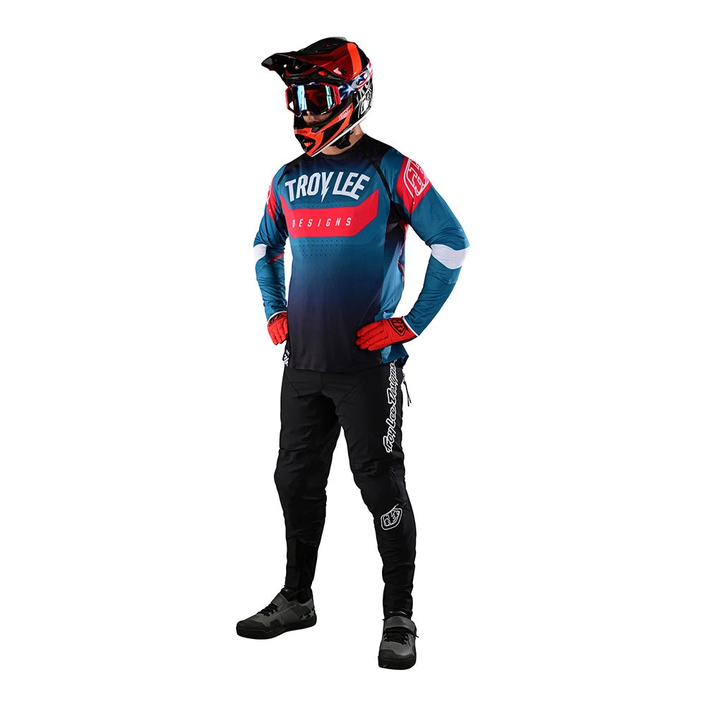 Troy Lee Designs Sprint Ultra Jersey Arc Blue / Black - Image 5