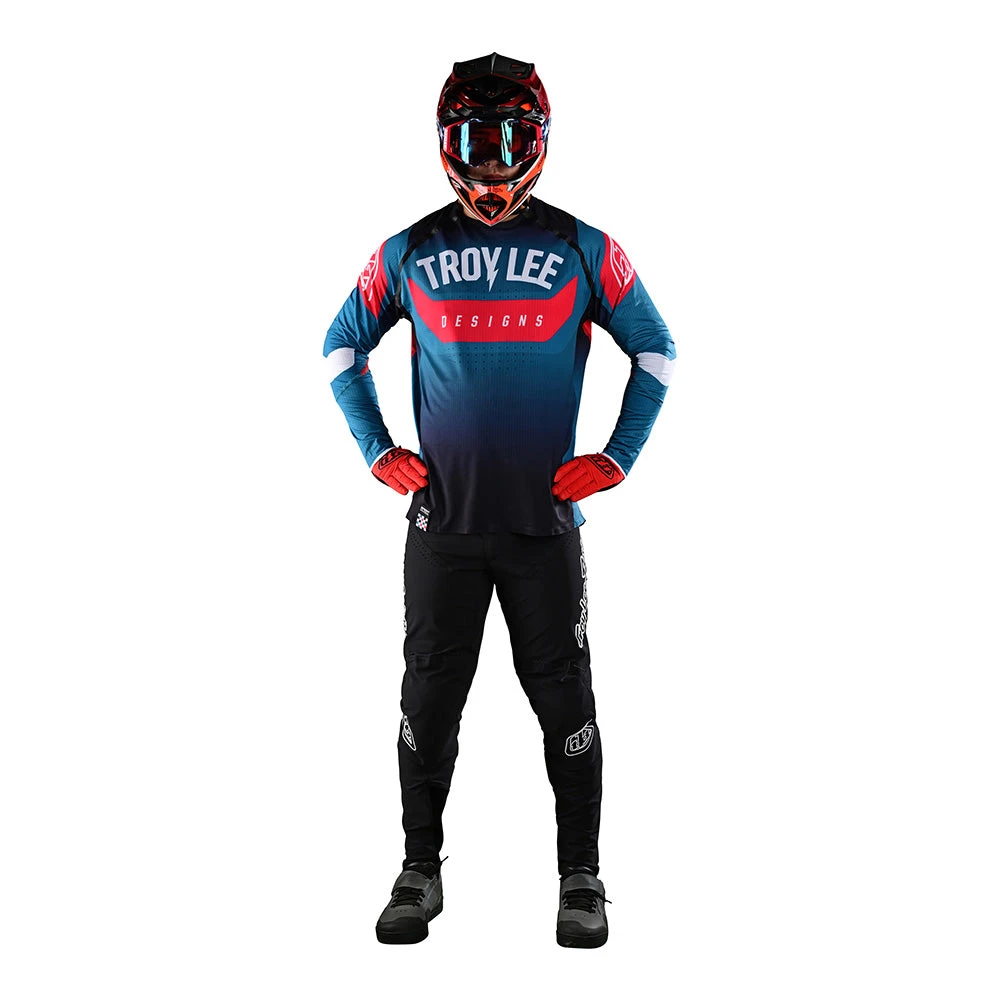 Troy Lee Designs Sprint Ultra Jersey Arc Blue / Black - Image 2