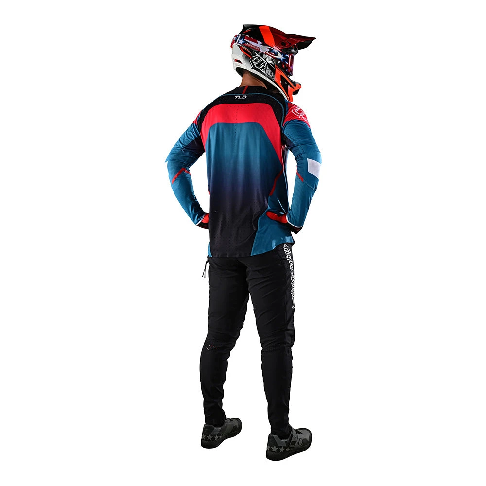 Troy Lee Designs Sprint Ultra Jersey Arc Blue / Black - Image 4