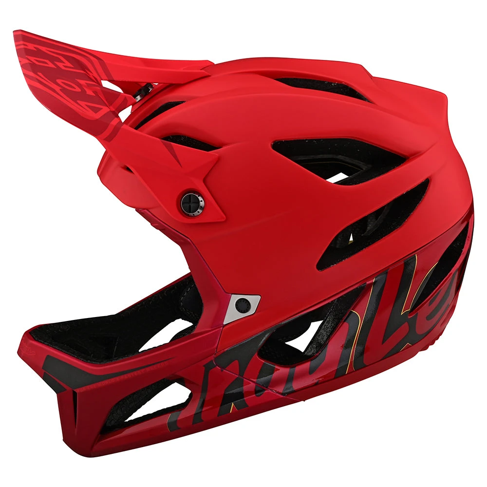 Troy Lee Designs Stage Helmet W/MIPS Signature Red
