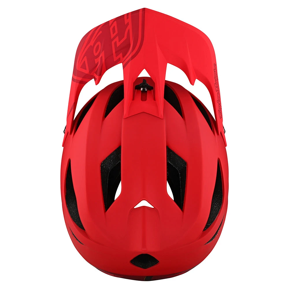 Troy Lee Designs Stage Helmet W/MIPS Signature Red - Image 8