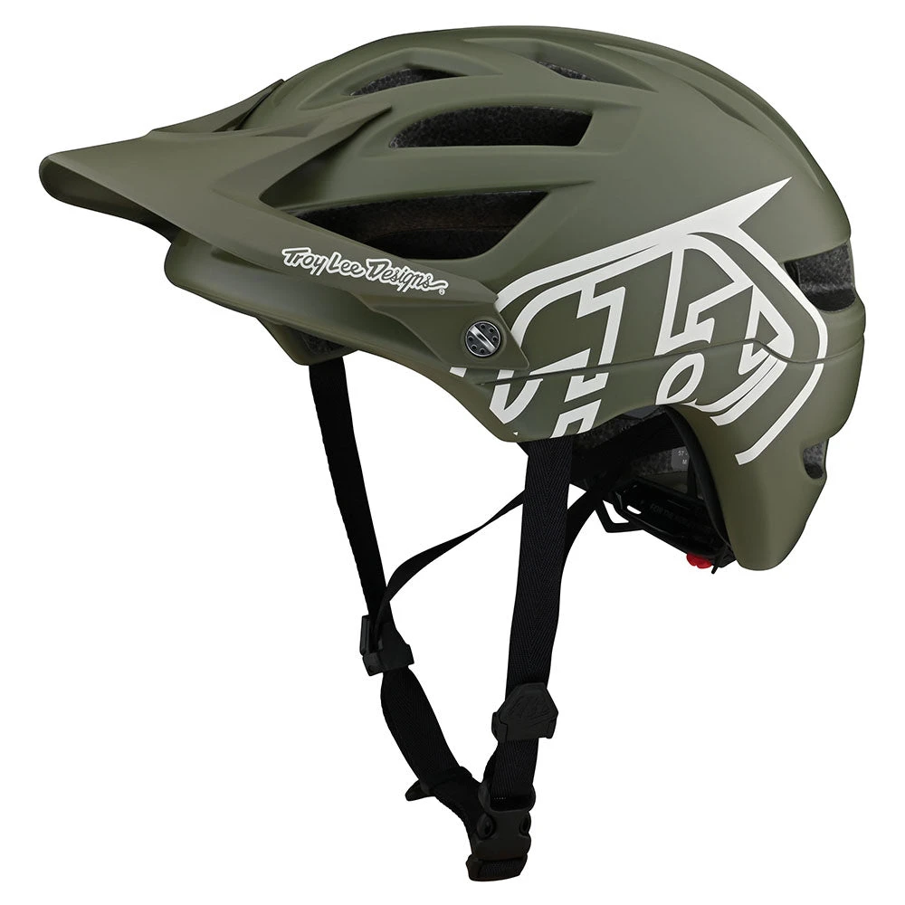 Troy Lee Designs A1 Helmet Drone Steel Green - Image 3