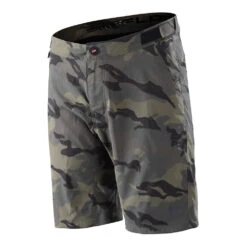 Troy Lee Designs Flowline Shifty Short Shell Spray Camo Military