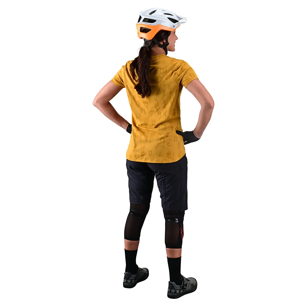 Troy Lee Designs Womens Lilium SS Jersey Jacquard Honey - Image 4