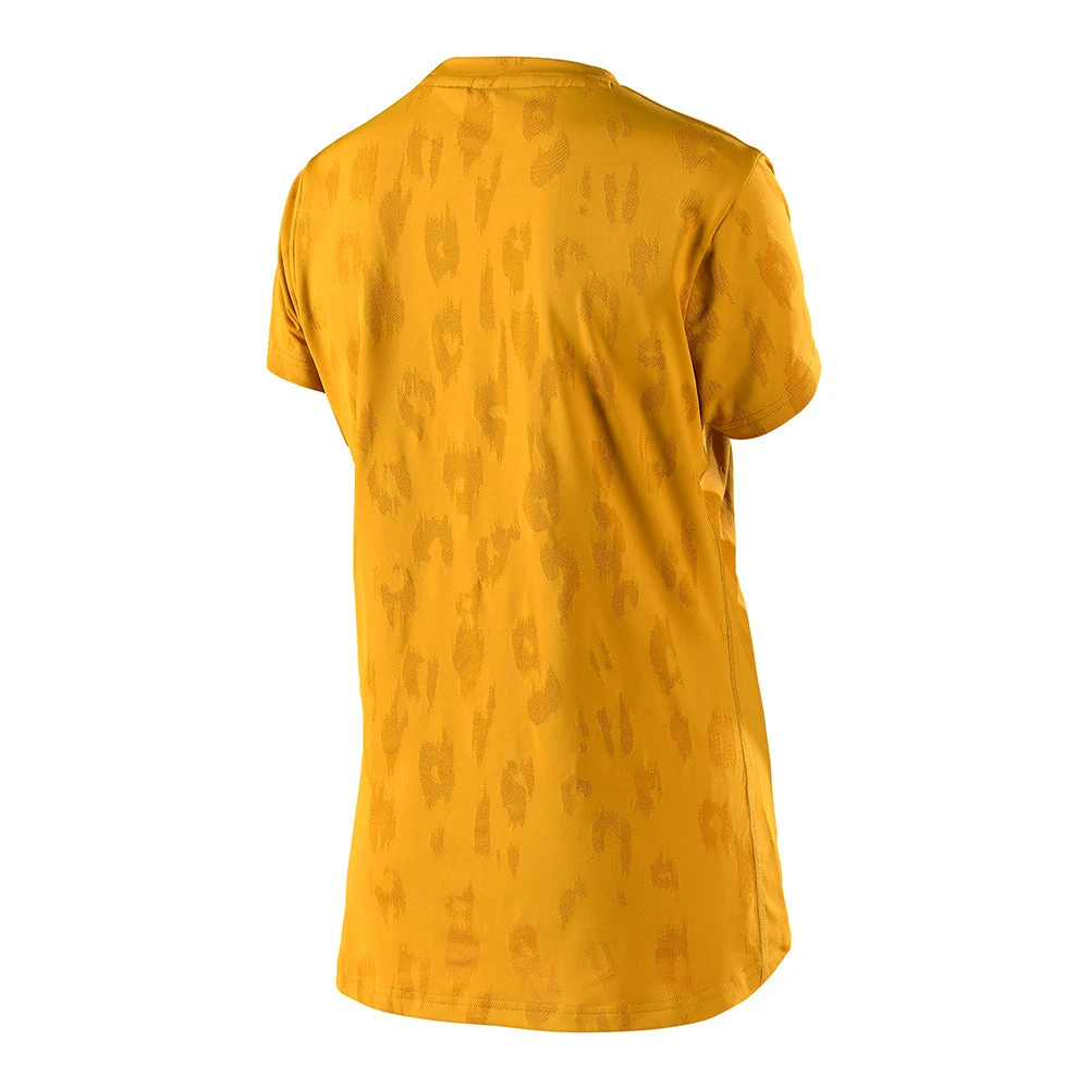 Troy Lee Designs Womens Lilium SS Jersey Jacquard Honey - Image 3