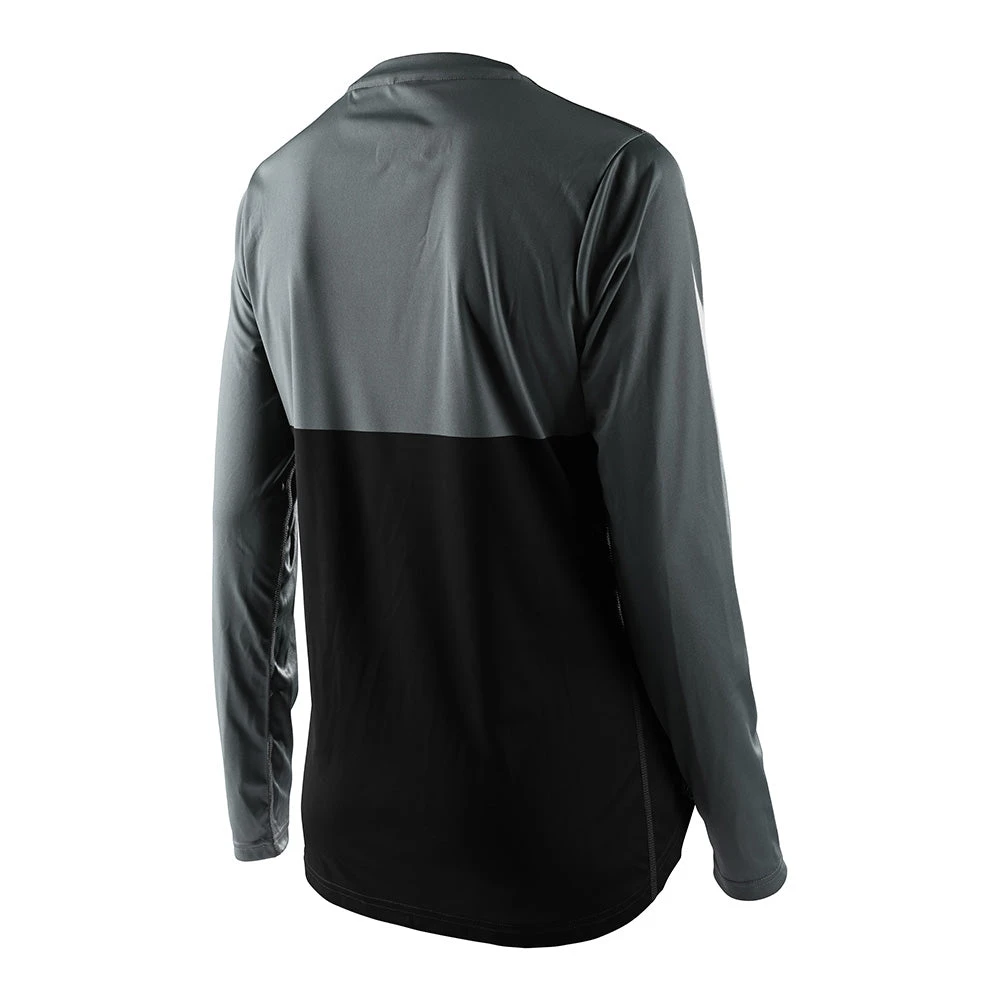 Troy Lee Designs Womens Lilium LS Jersey Block Green / Black - Image 3