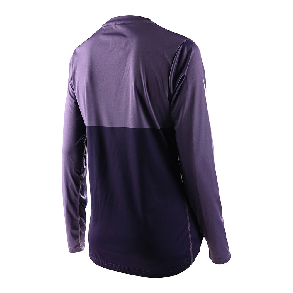 Troy Lee Designs Womens Lilium LS Jersey Block Orchid / Purple - Image 3