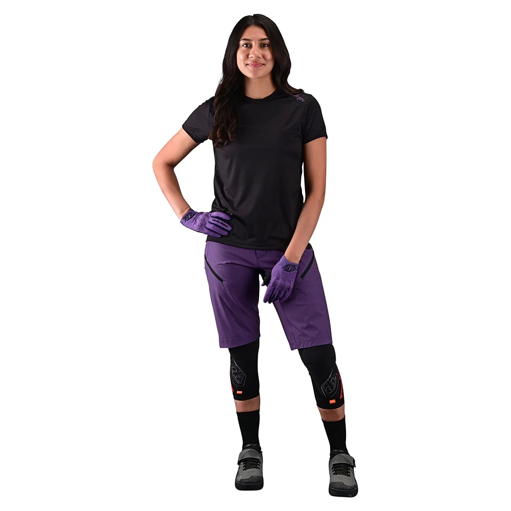 Troy Lee Designs Womens Lilium Short W/Liner Solid Orchid - Image 2