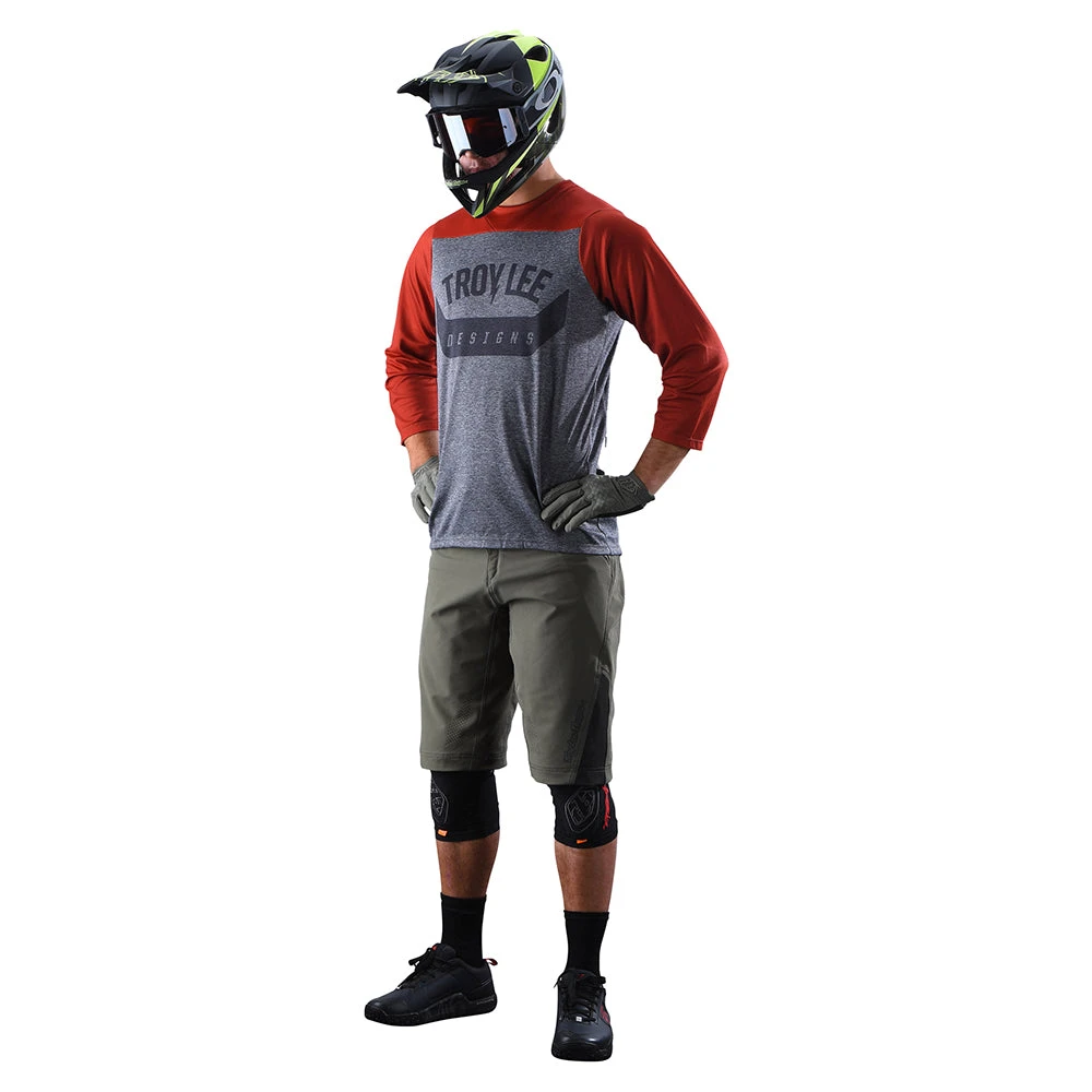 Troy Lee Designs Ruckus 3/4 Jersey Arc Red Clay - Image 5