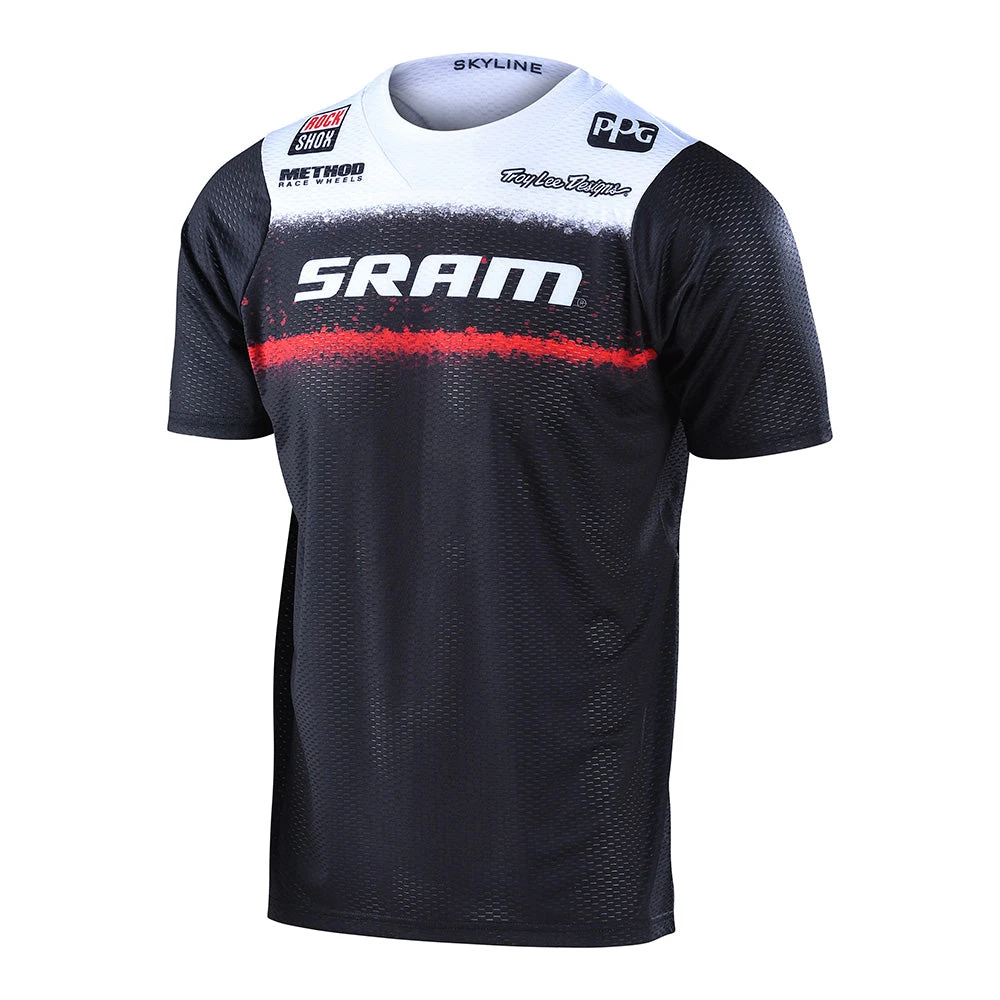 Troy Lee Designs Skyline Air SS Jersey SRAM Roost Black