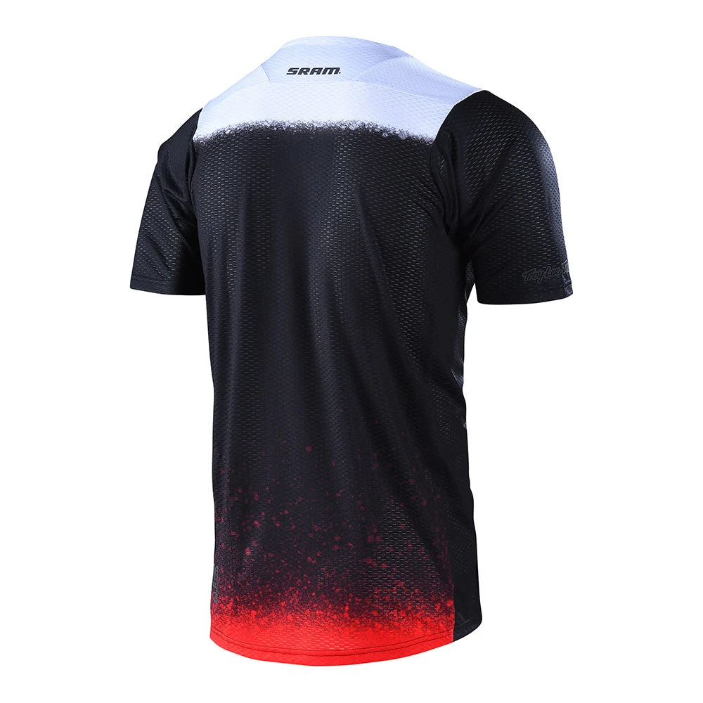 Troy Lee Designs Skyline Air SS Jersey SRAM Roost Black - Image 3