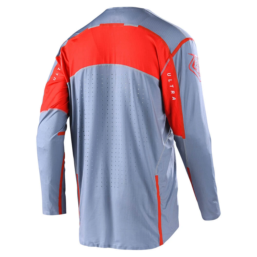 Troy Lee Designs Sprint Ultra Jersey Lines Gray / Rocket Pink - Image 3