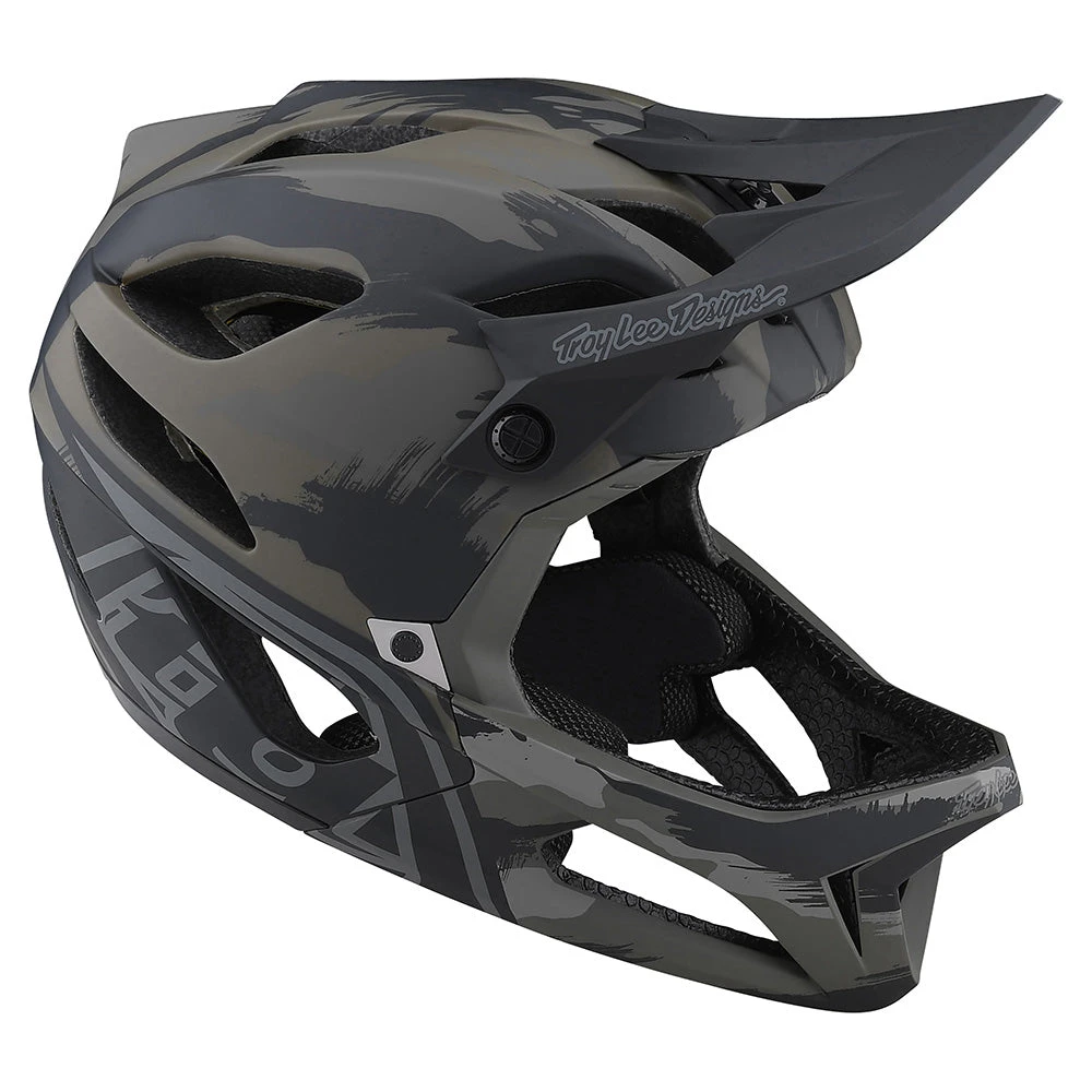 Troy Lee Designs Stage Helmet W/MIPS Brush Camo Military - Image 6