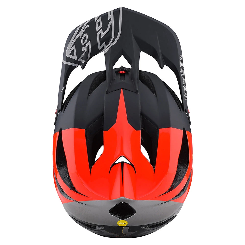 Troy Lee Designs Stage Helmet W/MIPS Nova Glo Red - Image 8