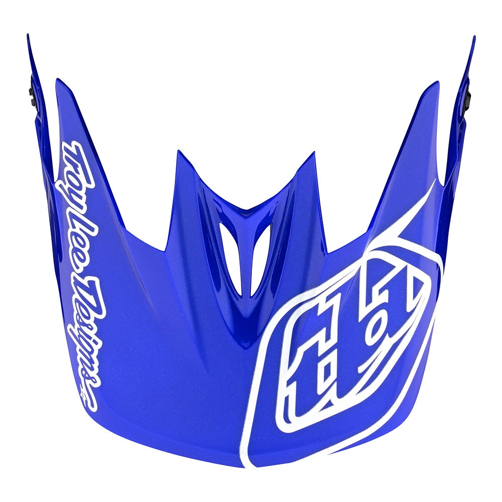 Troy Lee Designs D3 Fiberlite Helmet Volt Blue - Image 9