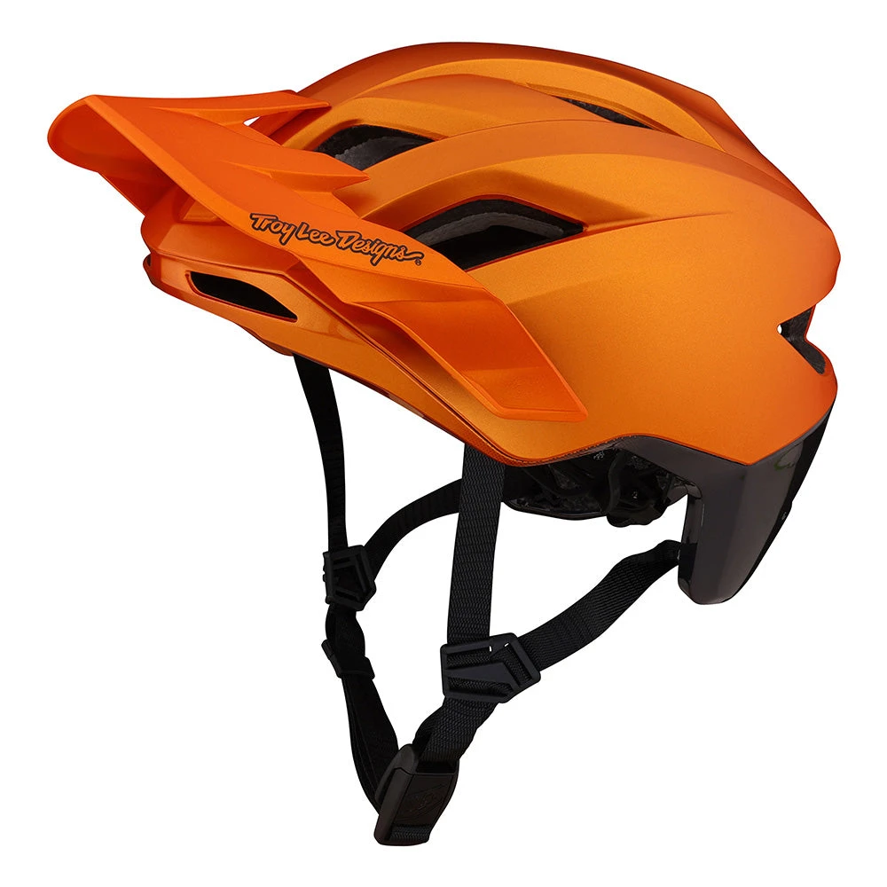 Troy Lee Designs Flowline SE Helmet W/MIPS Radian Orange / Dark Gray - Image 3