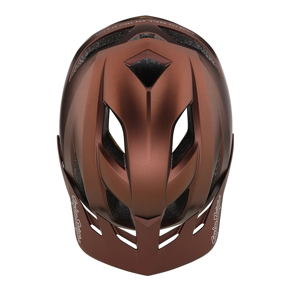 Troy Lee Designs Flowline Helmet W/MIPS Orbit Cinnamon - Image 4
