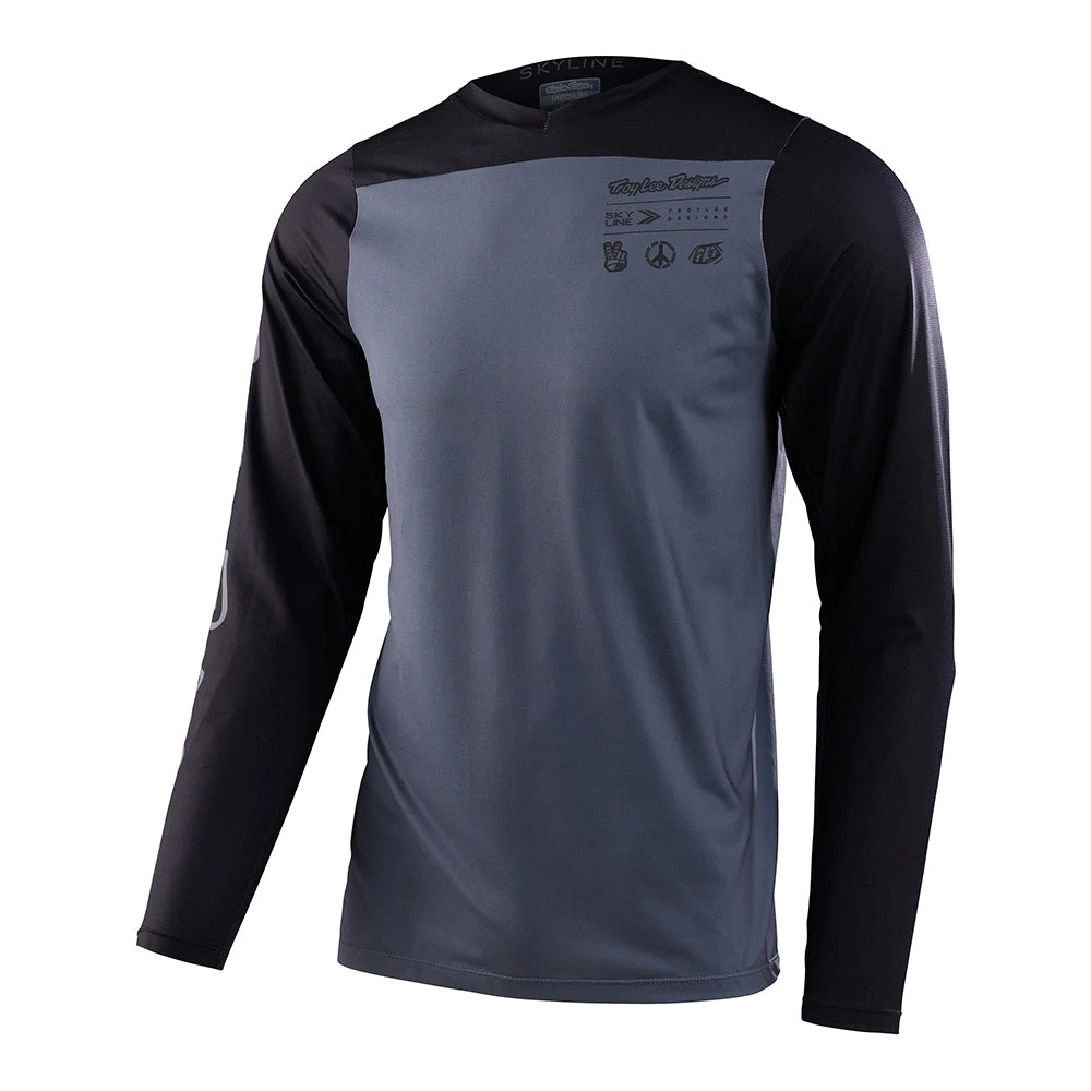 Troy Lee Designs Skyline LS Jersey Mono Charcoal