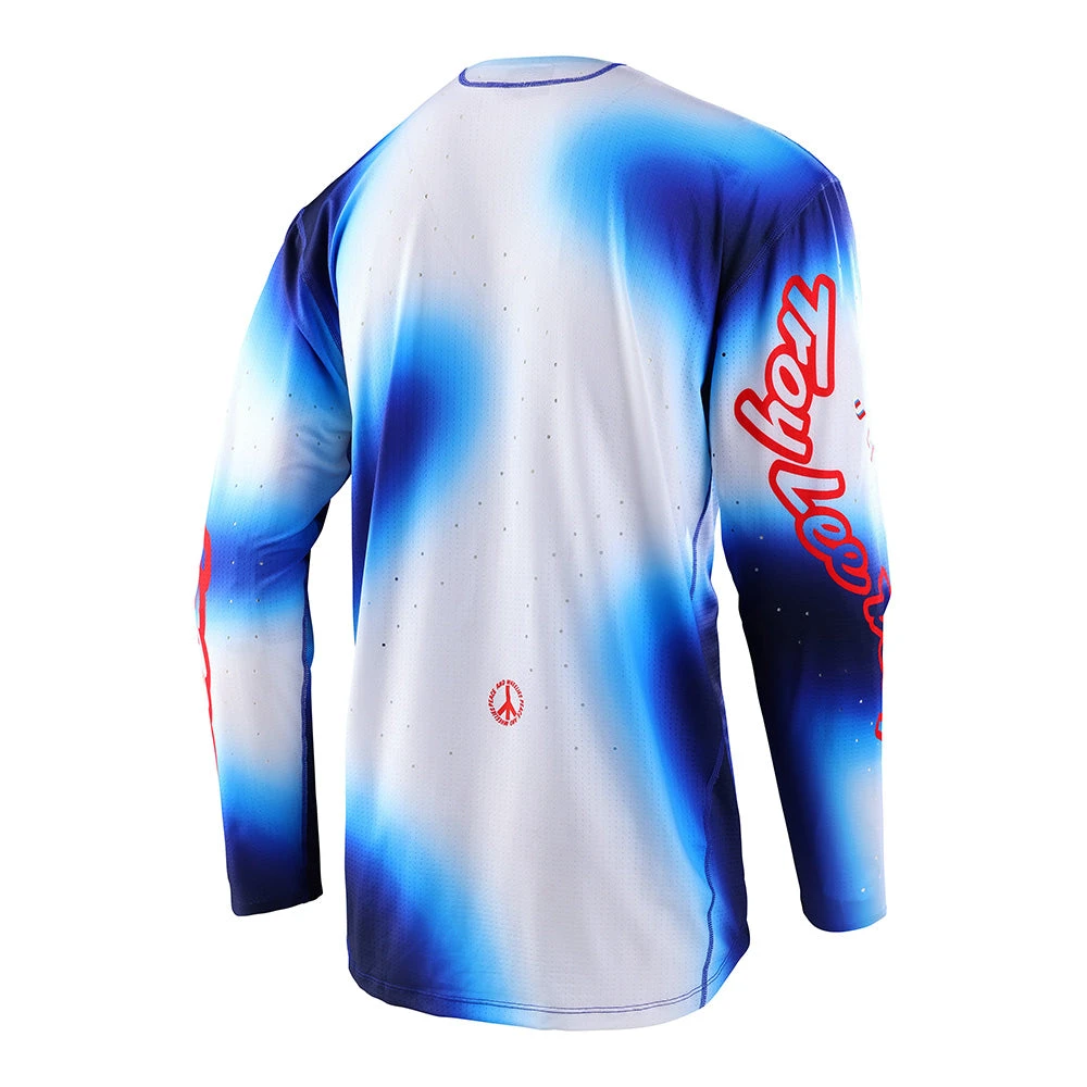 Troy Lee Designs Sprint Ultra Jersey Lucid White / Blue - Image 3
