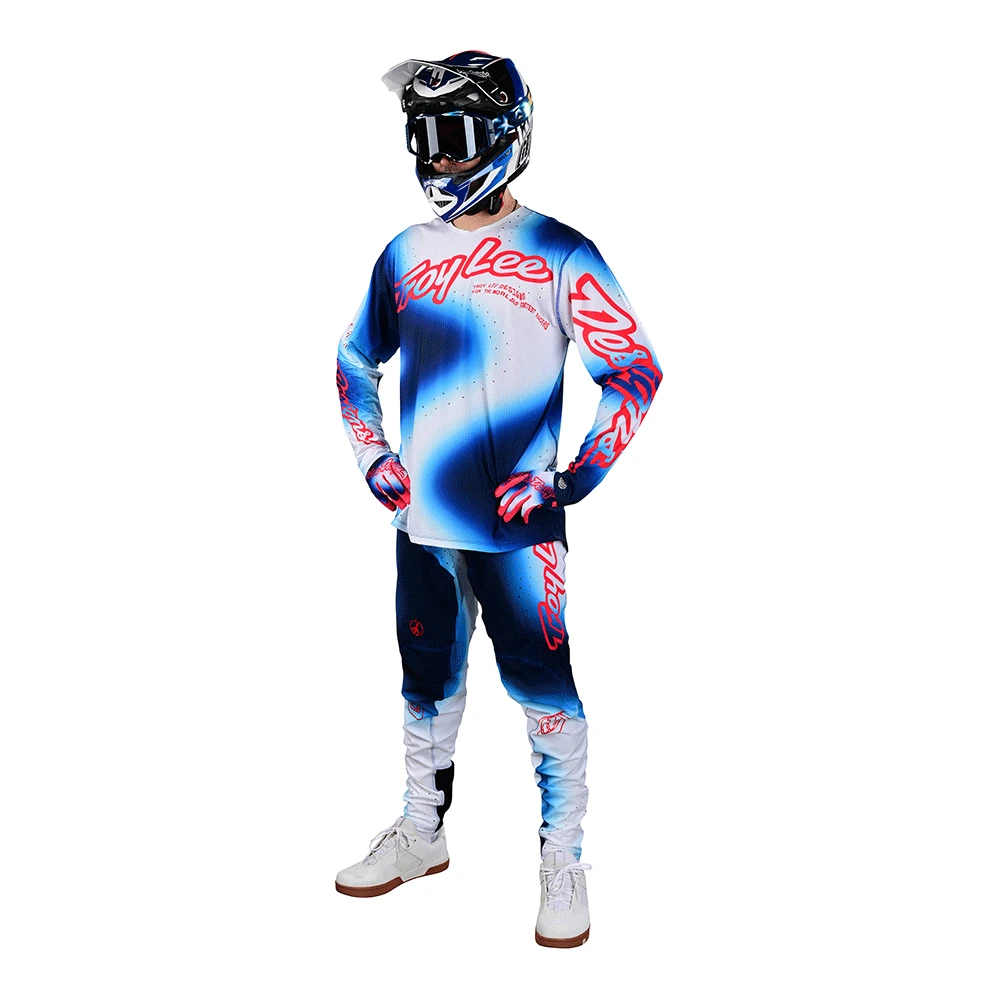 Troy Lee Designs Sprint Ultra Jersey Lucid White / Blue - Image 2