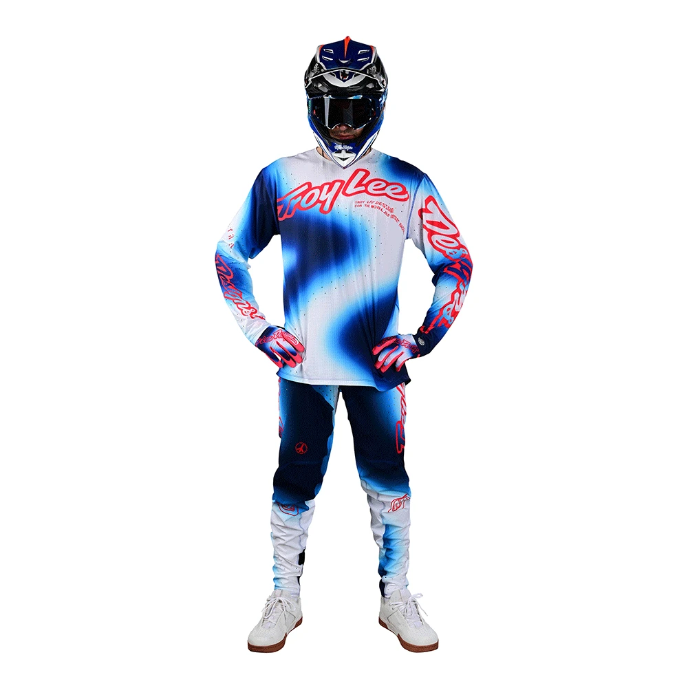 Troy Lee Designs Sprint Ultra Jersey Lucid White / Blue - Image 4