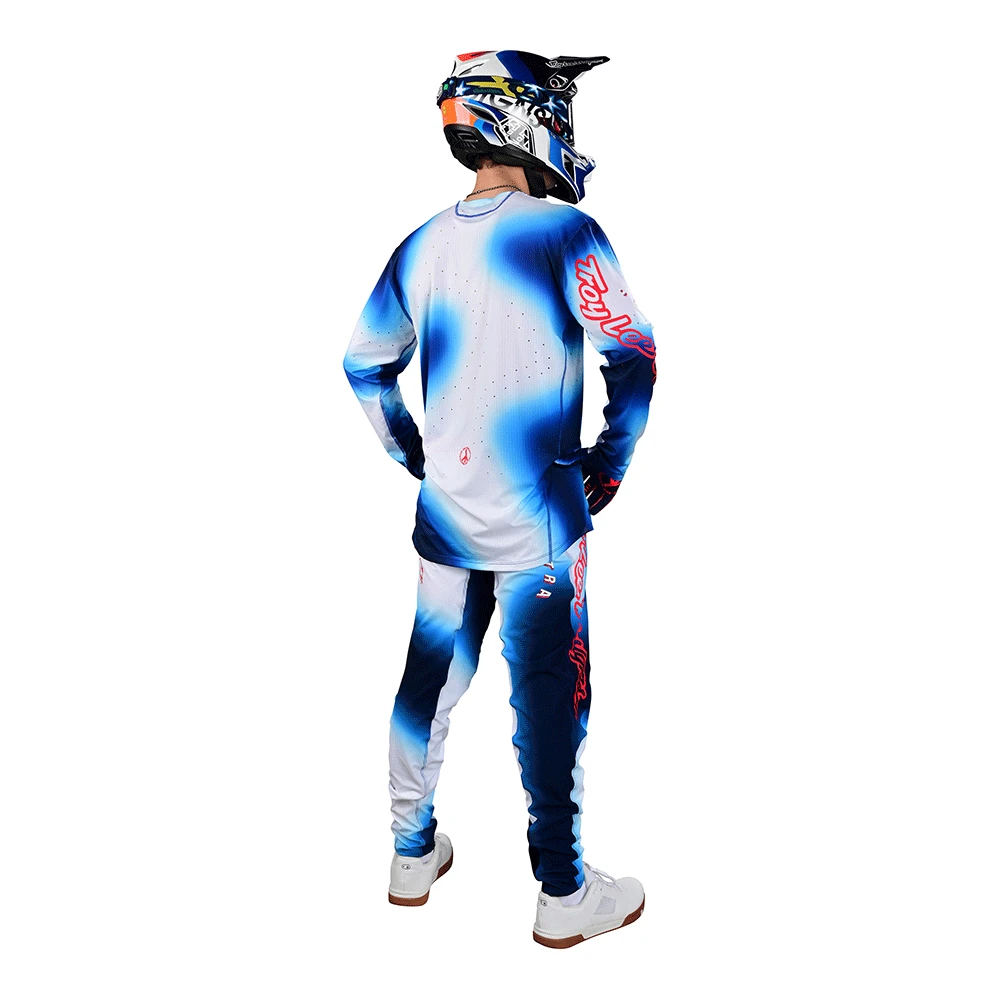 Troy Lee Designs Sprint Ultra Jersey Lucid White / Blue - Image 5