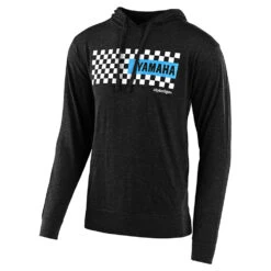 Troy Lee Designs Pullover Hoodie TLD Yamaha Checkers Charcoal Heather