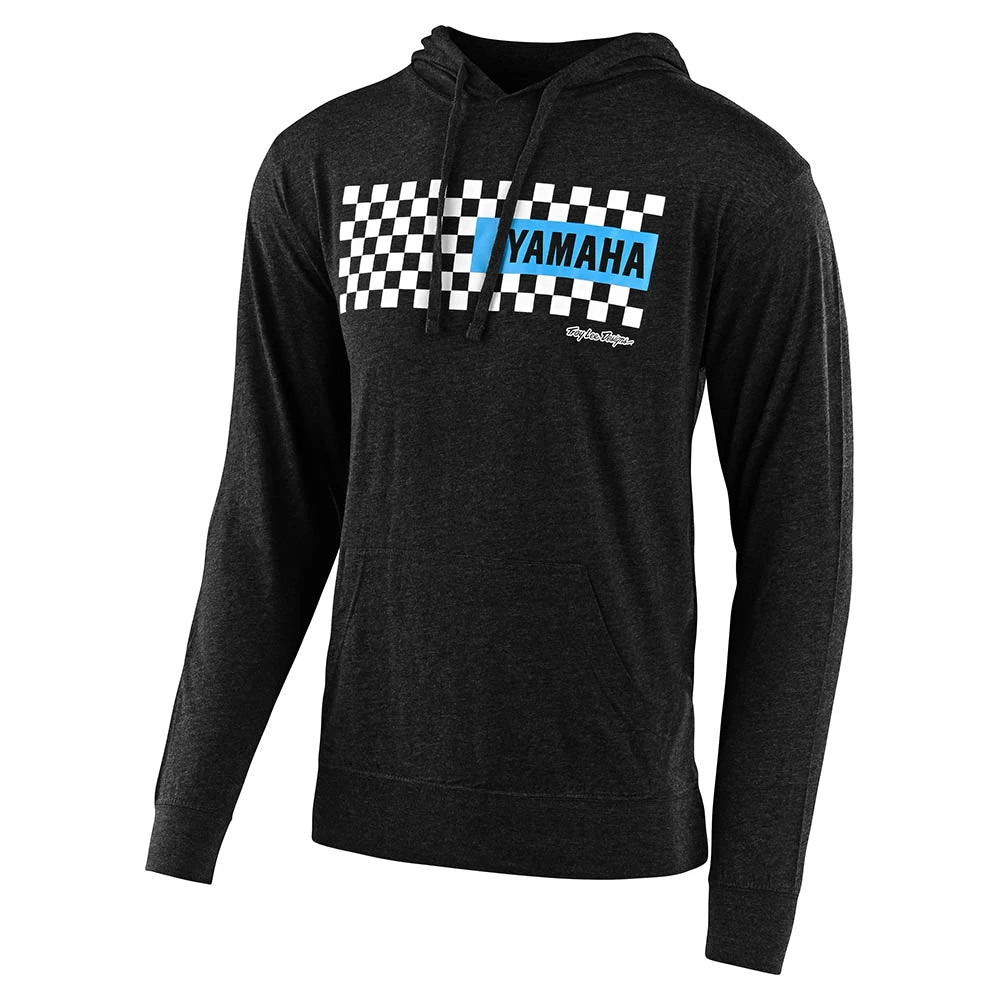 Troy Lee Designs Pullover Hoodie TLD Yamaha Checkers Charcoal Heather