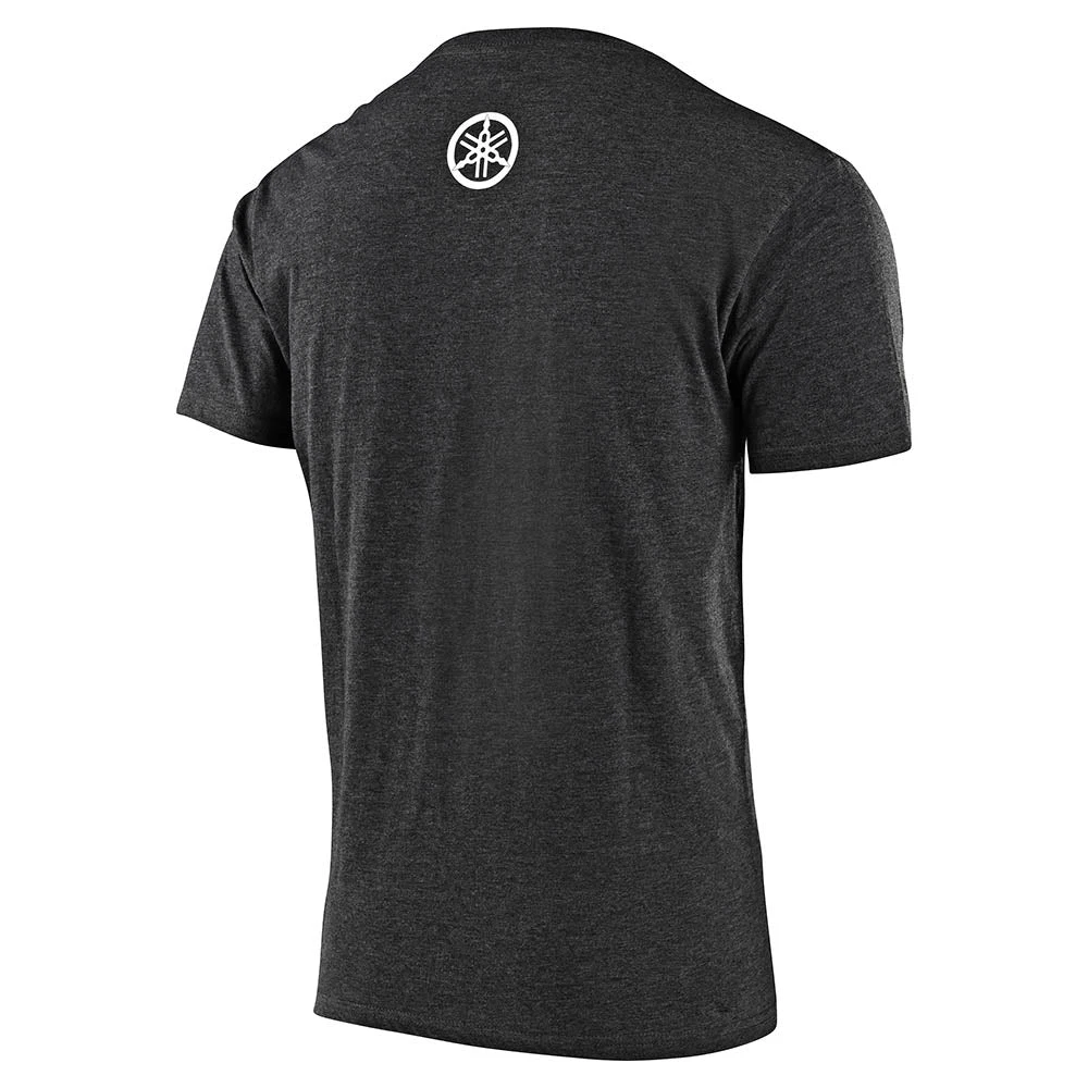 Troy Lee Designs Short Sleeve Tee TLD Yamaha Checkers Charcoal Heather - Image 2