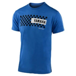 Troy Lee Designs Short Sleeve Tee TLD Yamaha Checkers Royal