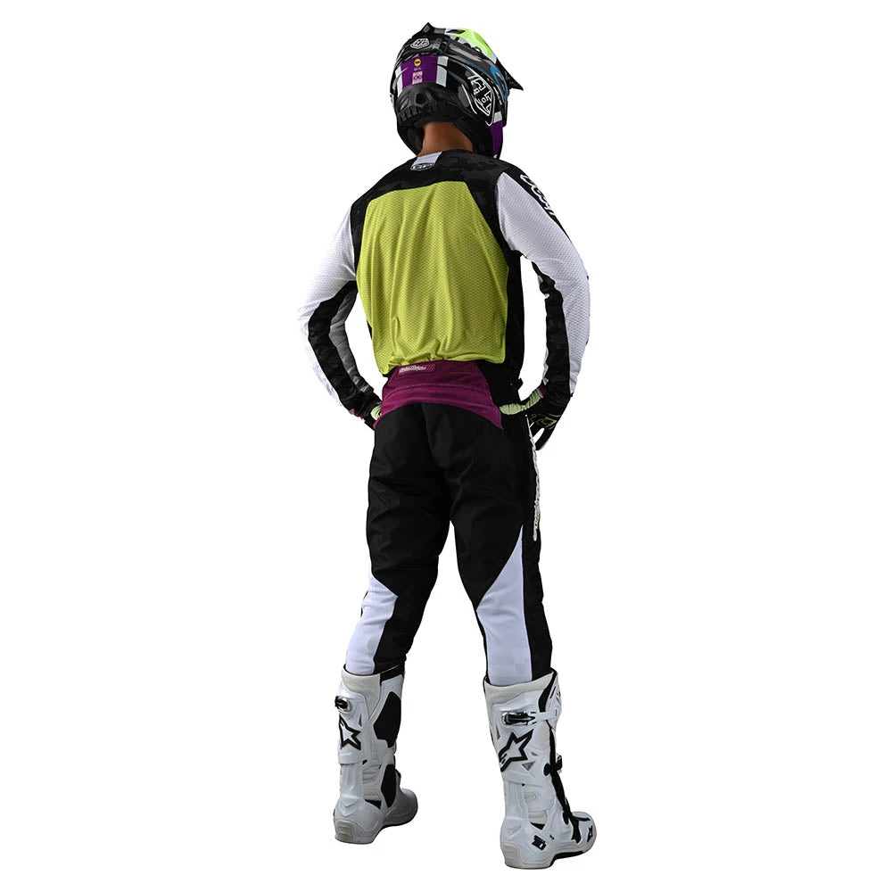 Troy Lee Designs GP Air Pant Veloce Camo Black / Glo Green - Image 5