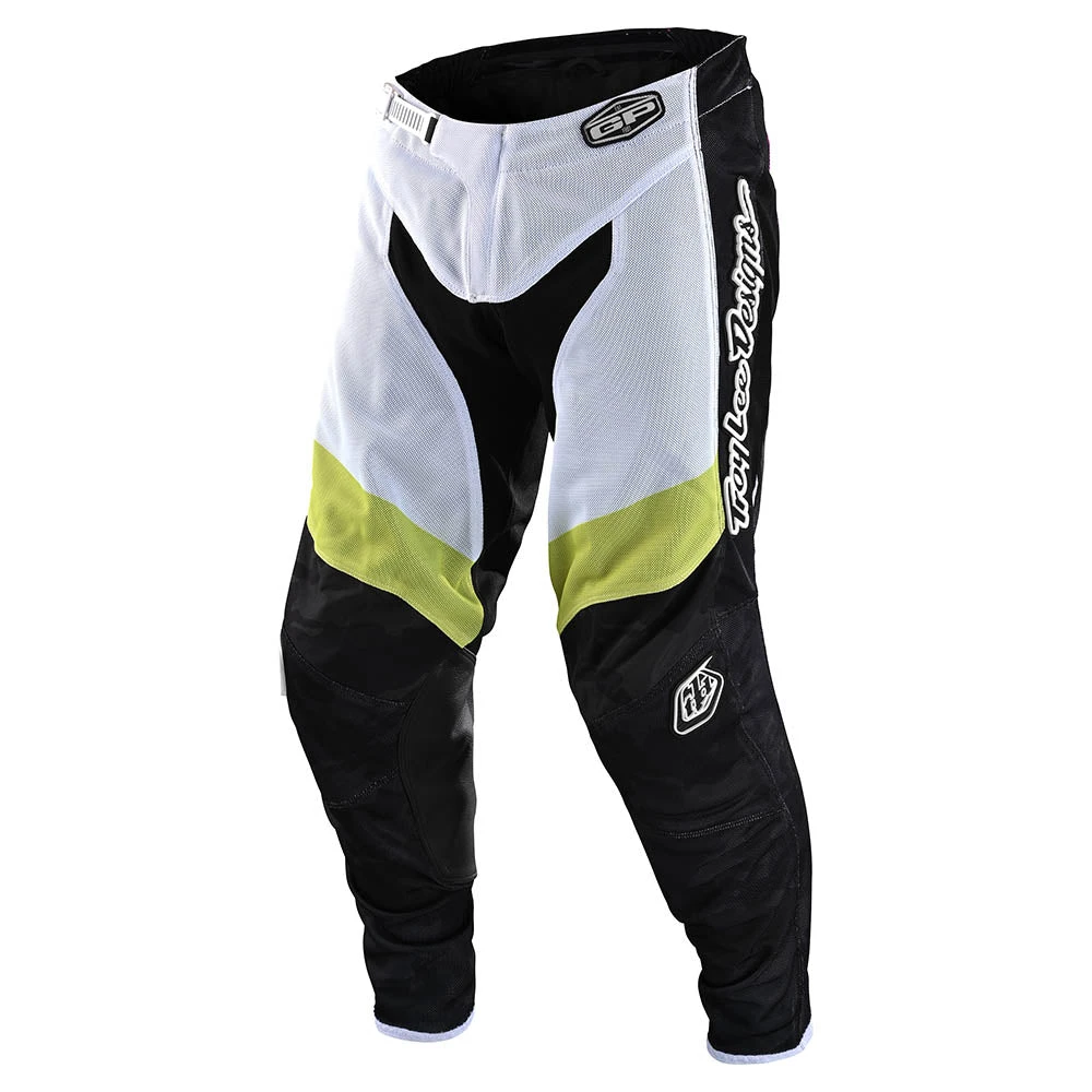 Troy Lee Designs GP Air Pant Veloce Camo Black / Glo Green