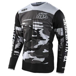 Troy Lee Designs GP Jersey Formula Camo Black / Gray