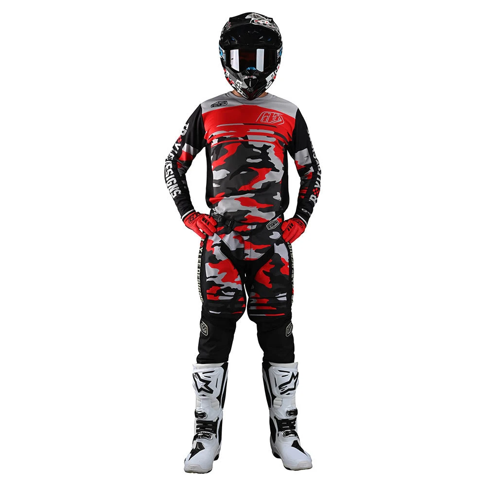 Troy Lee Designs GP Pant Formula Camo Black / Rocket Red - Image 2