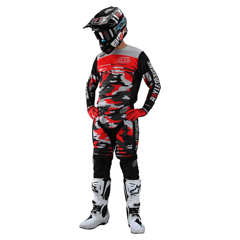 Troy Lee Designs GP Pant Formula Camo Black / Rocket Red - Image 4