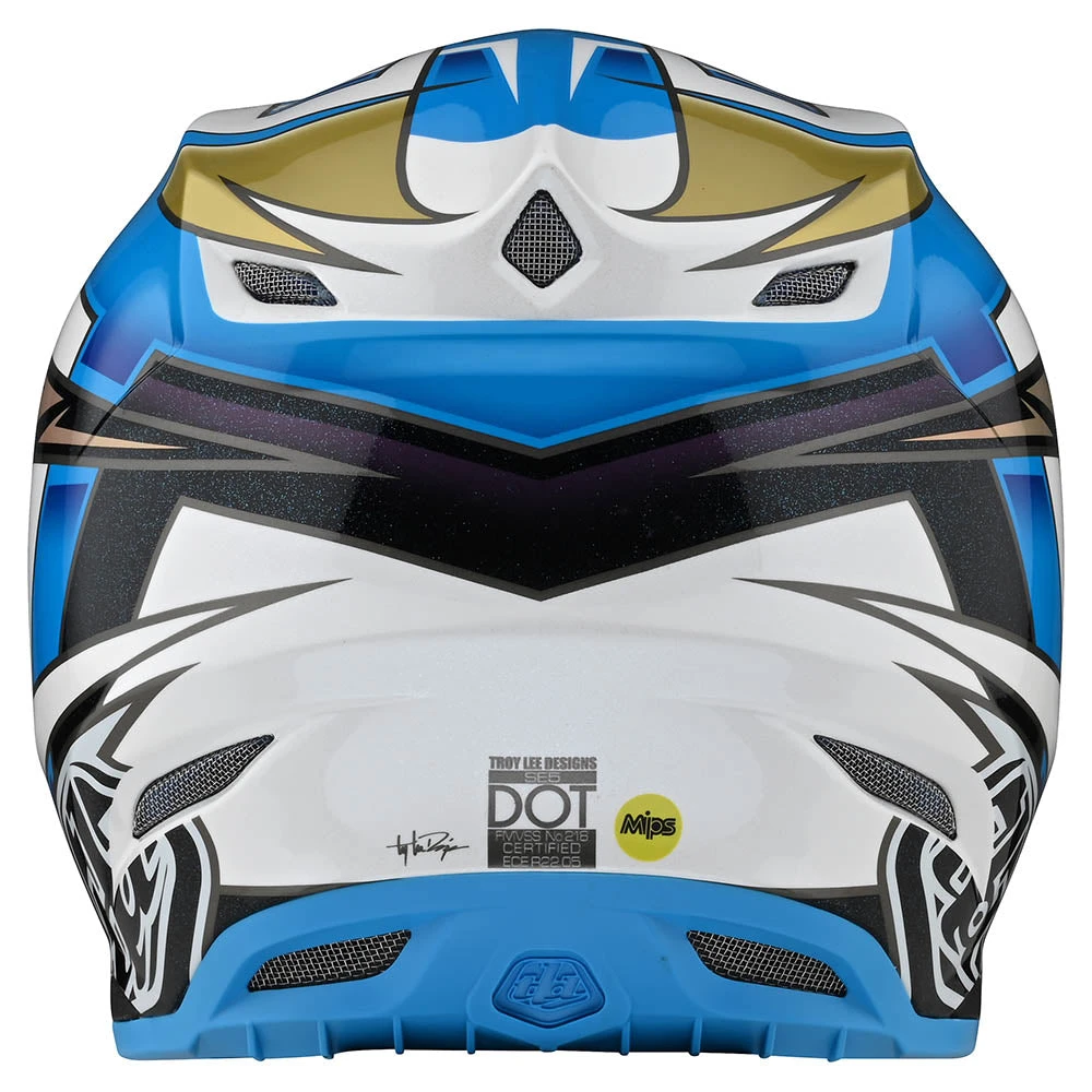 Troy Lee Designs SE5 Composite Helmet W/MIPS Graph Blue / Navy - Image 4