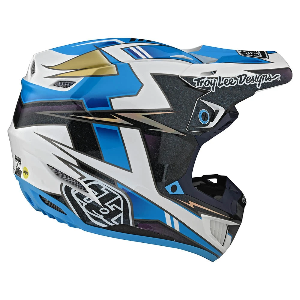 Troy Lee Designs SE5 Composite Helmet W/MIPS Graph Blue / Navy - Image 5