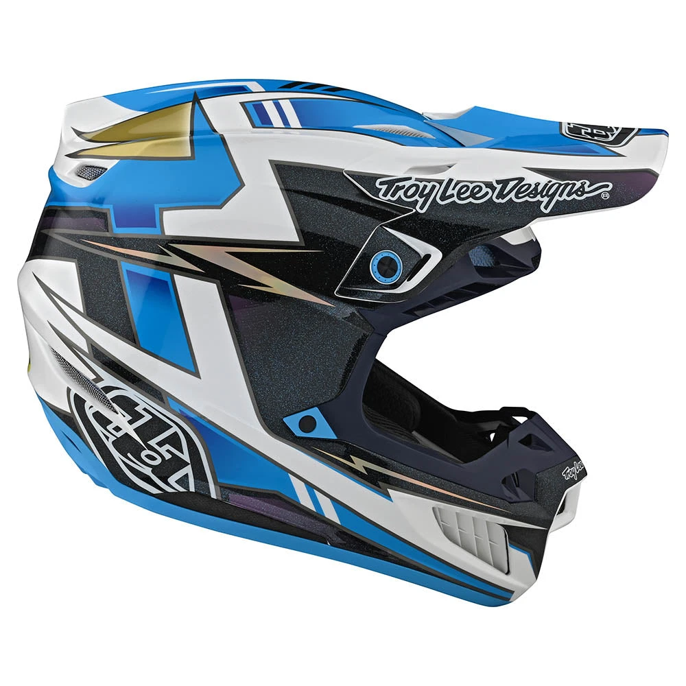 Troy Lee Designs SE5 Composite Helmet W/MIPS Graph Blue / Navy - Image 6