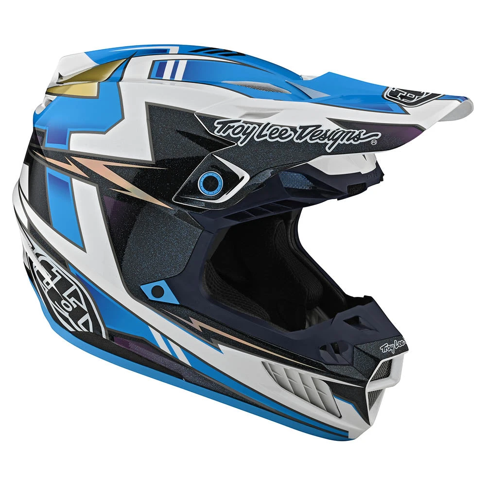 Troy Lee Designs SE5 Composite Helmet W/MIPS Graph Blue / Navy - Image 7
