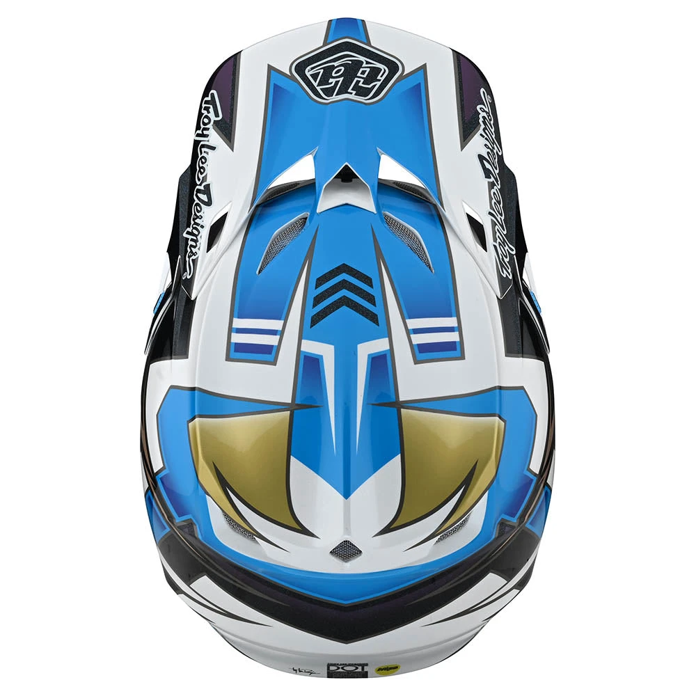 Troy Lee Designs SE5 Composite Helmet W/MIPS Graph Blue / Navy - Image 8