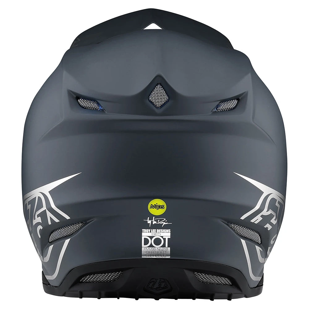 Troy Lee Designs SE5 Composite Helmet W/MIPS Stealth Gray - Image 4